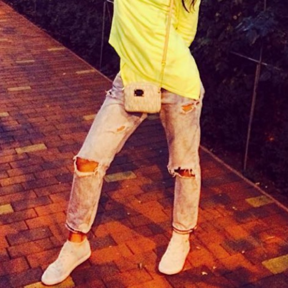 Mango distressed jeans